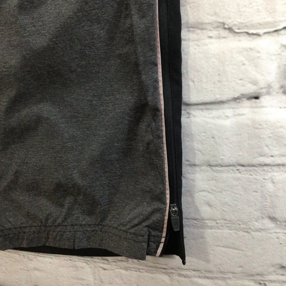 Adidas Athletic Pants Mens Sz M Med Black Zippered‎ Ankles and Pockets